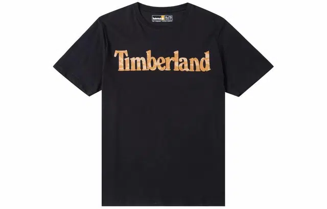 Timberland Letter Loose Crew Tee Black