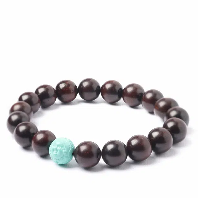 三檀小舍 国风国潮招财小财迷转运珠#好运连连诸事顺利 佛珠文玩盘玩小众高级感轻奢礼盒 紫檀属 手串 男女同款情侣款