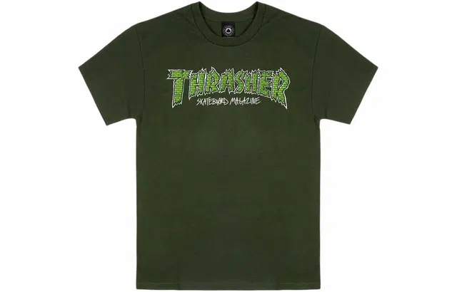 Thrasher Forest Green Tee