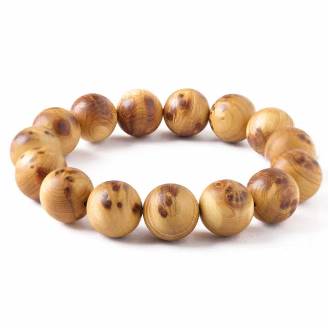 三檀小舍 【馆藏级】 财源滚滚 诸事顺利好运连连 国风国潮新中式 小众高级轻奢文玩 崖柏 手串 男女同款情侣款