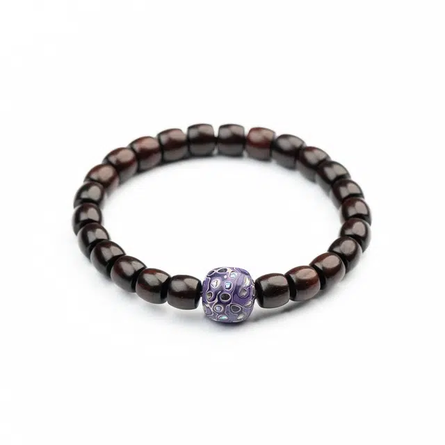 仙源 紫气东来 简约大气佛珠财源滚滚诸事顺遂念珠考试上岸盘玩幸运#好运 紫檀属 手串 男女同款情侣款