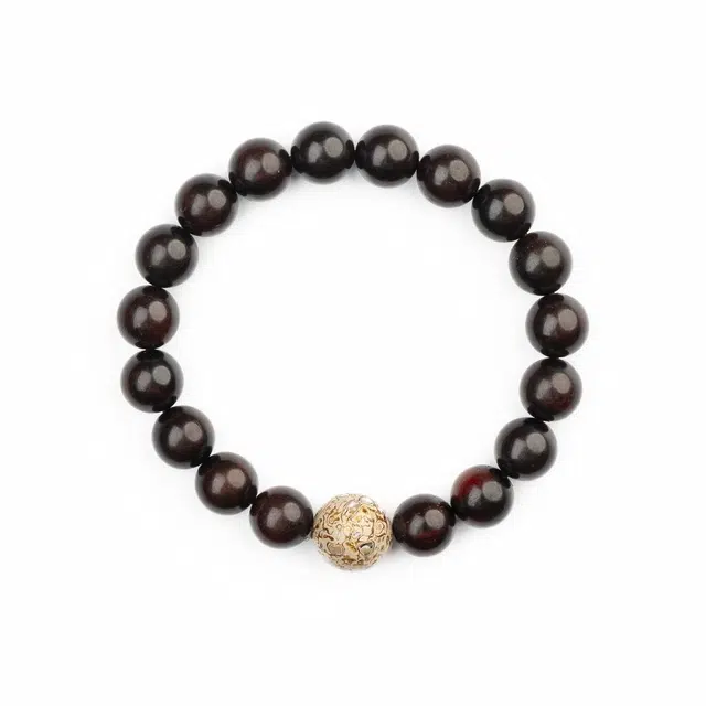 仙源 飞黄腾达 事业顺遂平安国潮新中式民族风复古本命蛇年好运 小众设计感气质风高级优雅 紫檀属 手串 男女同款情侣款