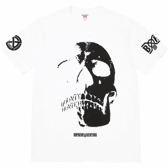 Supreme x BOUNTY HUNTER Skulls Tee