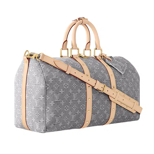 LOUIS VUITTON keepallBandoulire T 45 Monogram Denim