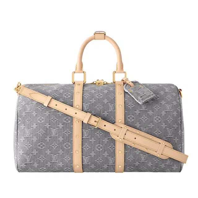 LOUIS VUITTON keepallBandoulire T 45 Monogram Denim