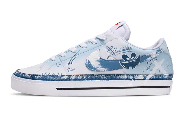 Nike Court Legacy White Blue