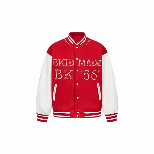 美式复古潮流拼接设计个性百搭棒球服 男女同款