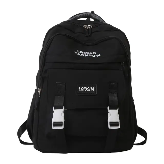 德力熊 撞色大容量 牛津布 双肩包 男女同款情侣款 多色