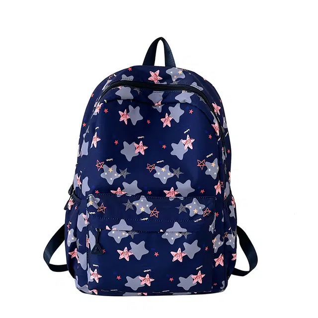 垣途者 高颜值星星初中高中学生 尼龙 双肩包 女款 多色