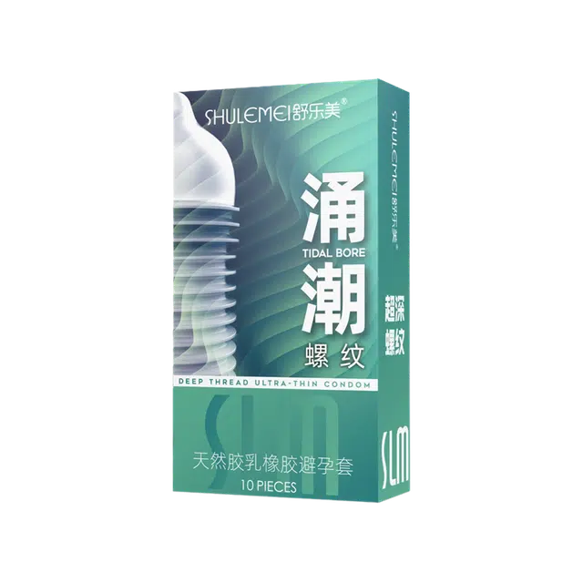 舒乐美 撩心涌潮组合避孕套 螺纹水润倍滑玻尿酸超薄