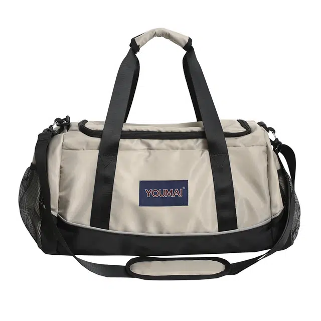 德力熊 大容量短途出差 尼龙拼网 手提包旅行包 男女同款情侣款 多色