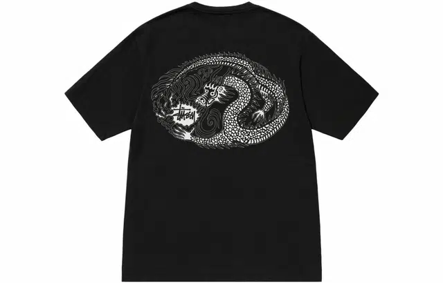 Stussy FW23 MOSAIC DRAGON TEE PIGMENT DYED T