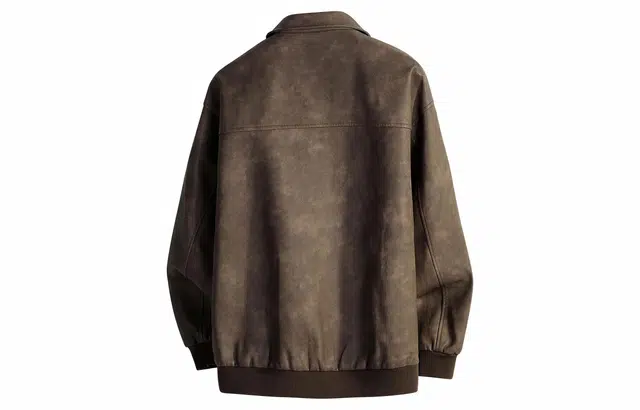 王者荣耀 鲁班七号星空梦想款 简约复古反光银品纯色基础款翻领高级感宽松休闲拉链时尚百搭夹克 男女同款