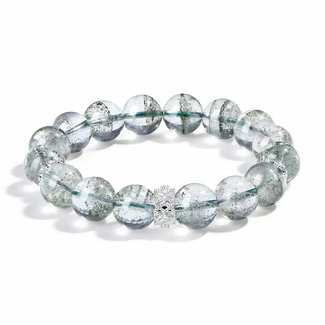 【官方已过香】 普陀山文创 新中式小众设计八方来财 时来运转招财纳福复古手饰#好运 礼盒装 绿幽灵 手串 女款