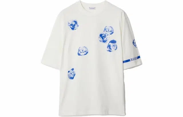 Burberry Rose Cotton T-Shirt LogoT