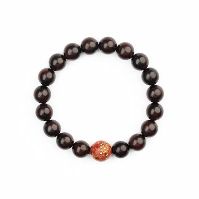 仙源 鸿运当头 转运诸事顺利八方来财叠戴文玩盘玩佛 好运转运#好运 紫檀属 木作手串 男女同款情侣款