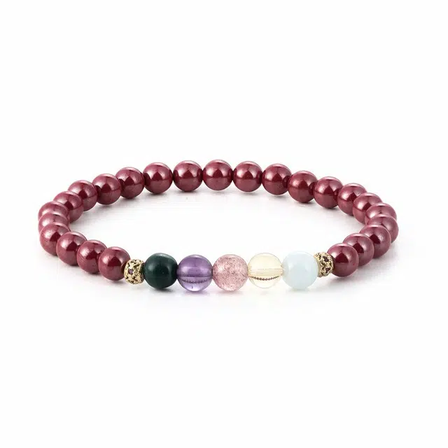 克兰茜 朱事顺遂 五行转运珠 新中式复古国潮 招财纳福 小众轻奢设计高级感 生肖顺利 水逆退散 平安喜乐 手串 女款