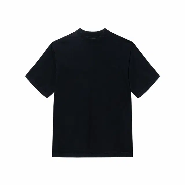 Balenciaga Hand-Drawn T-Shirt Medium Fit In Black Faded T
