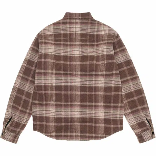 Stussy FW24 HEAVY WASHED PLAID SHIRT logo