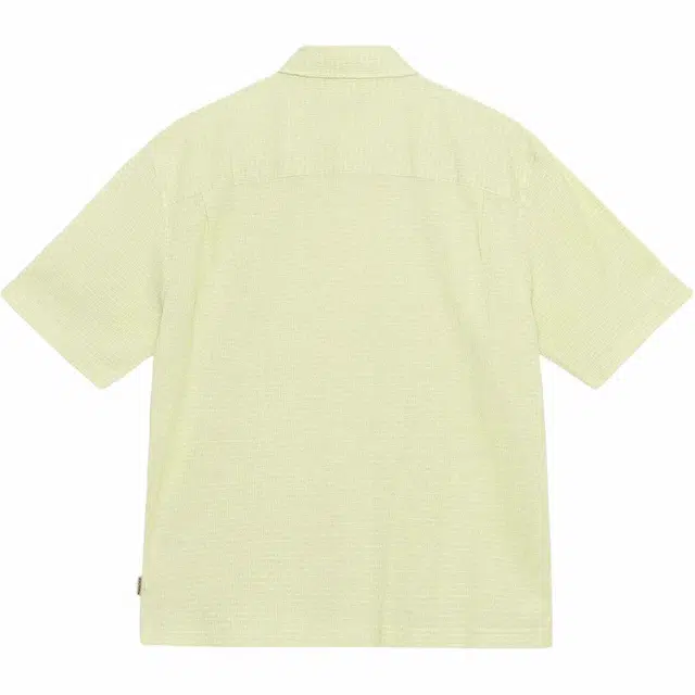 Stussy SS24 BOXY FLAT HEM SHIRT CRINKLED