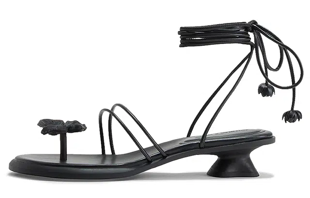 Charles & Keith PU Toe Loop Sandals