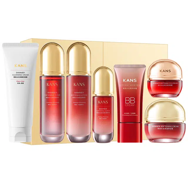 韩束 水光弹润焕采礼盒护肤套装 紧致保湿 七件套