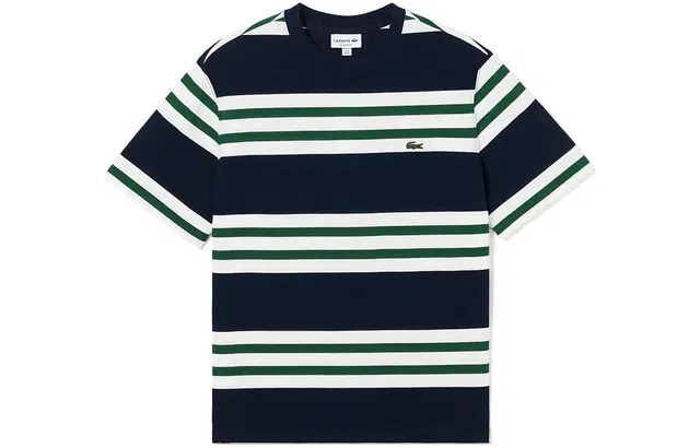 Lacoste Striped Crewneck Tee
