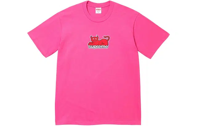 Supreme x toy machine SS24 Week4 DEVIL CAT TEE logoT