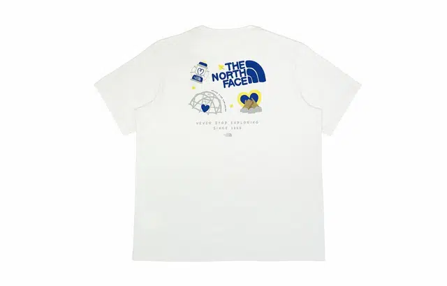 The North Face Logo Tee White