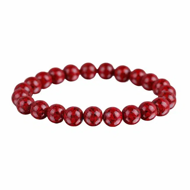 小银匠 晶体砂转运 时来好运 诸事顺利新中式民族风复古气质国潮百搭 朱砂 手串 女款