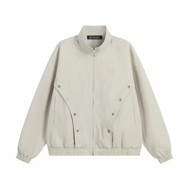 棉致 高级感美式复古宽松潮牌夹克外套 男女同款