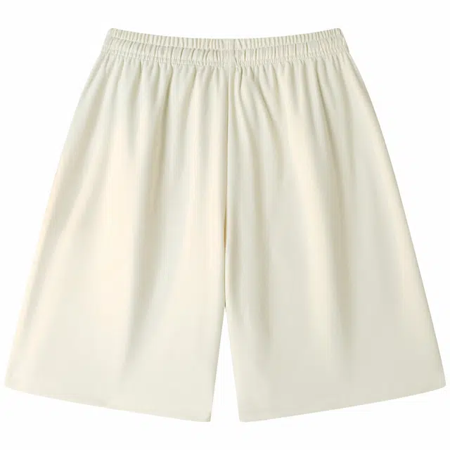 吾皇猫 美式复古学院风基础英文字母印花简约百搭舒适透气宽松直筒五分休闲短裤 男女同款