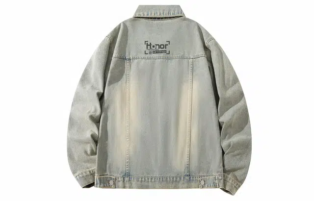 王者荣耀 美式复古宽松基础百搭牛仔外套 男女同款