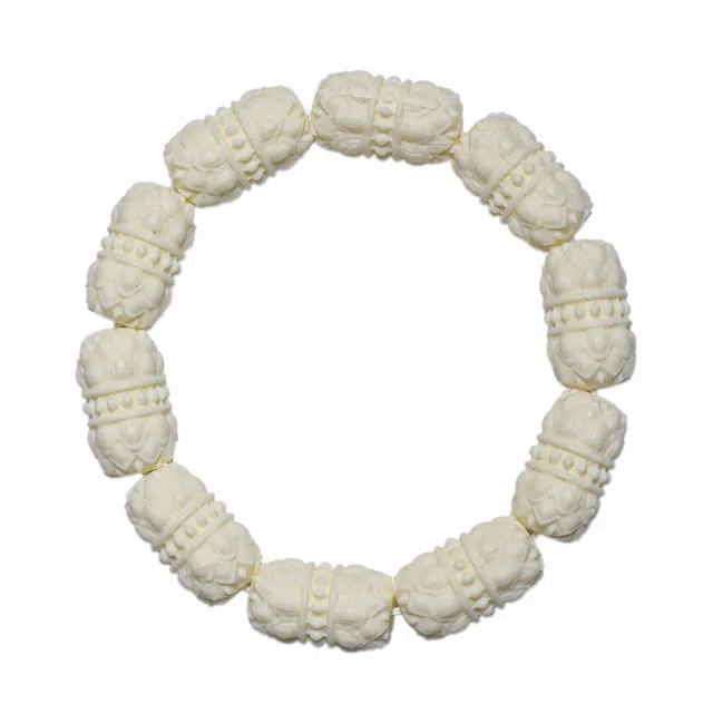 顺丰包邮 灵晔 行大运国潮新中式轻奢高级感转运珠平安喜乐好运连连复古风文玩佛珠再造 象牙果 手串 男女同款情侣款