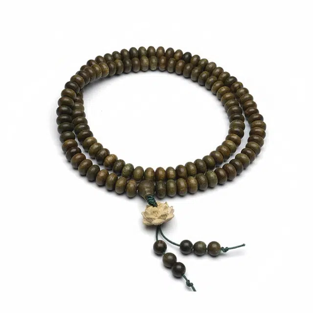 【福庙流通处】 周帝王 算盘一响财富万两财富圆满诸事顺利平安喜乐小众佛转运珠福禄吉祥佛珠念珠文玩好运 绿檀 手串 男女同款情侣款