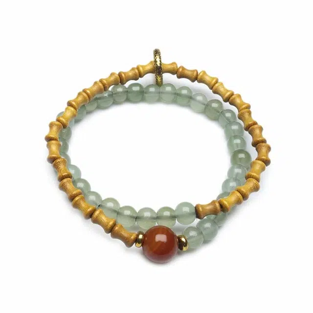 【福庙流通处代请】 周帝王 节节高升学业顺利财富圆满诸事顺利平安喜乐转运福禄吉祥国风文玩#好运 芭比檀香 手串 男女同款情侣款