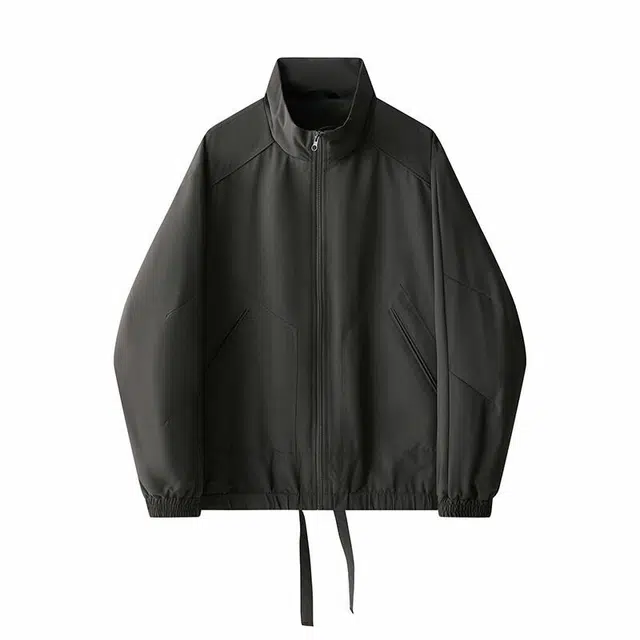 雅鹿 大码立领外套男春季飞行员夹克百搭休闲工装男士夹克 男女同款