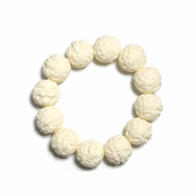 絮物 国潮新中式轻奢高级感简约大气文玩盘玩诸事顺遂幸运配饰#好运在造 象牙果 手串 男女同款情侣款