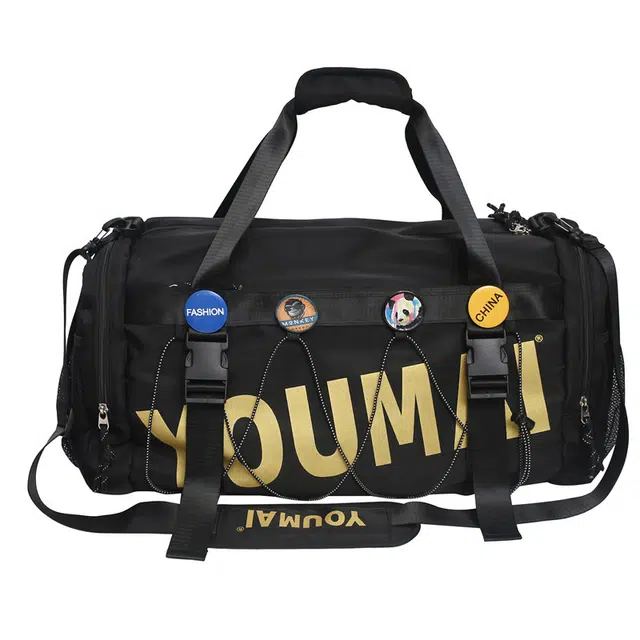 德力熊 行李轻便大容量收纳袋 尼龙 旅行包 男女同款情侣款 多色