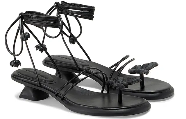 Charles & Keith PU Toe Loop Sandals