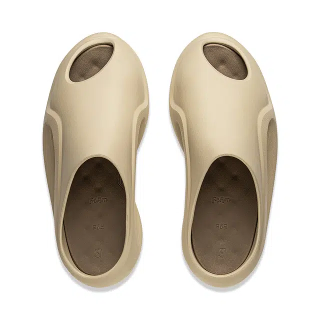 中国李宁 潮流舒适 防滑静音一字拖鞋 男女同款 浅褐色