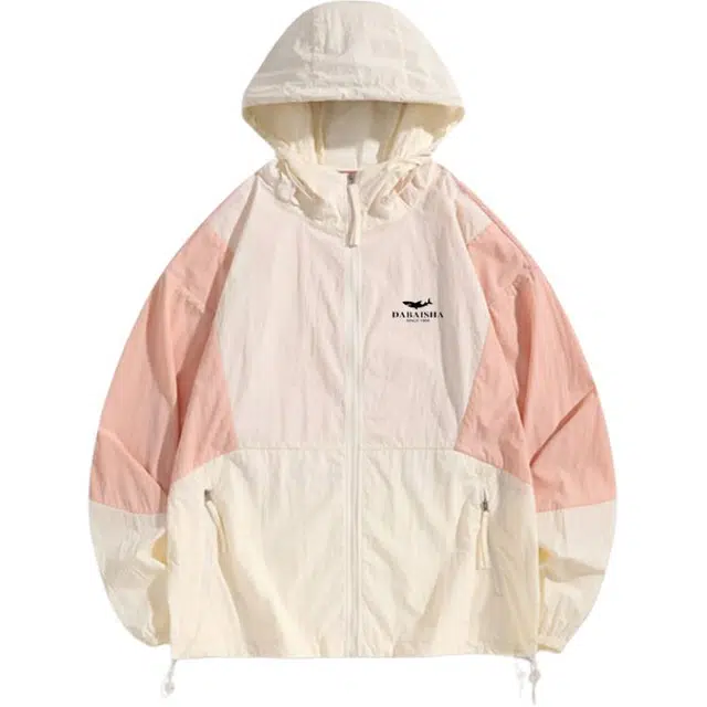 大白鲨 薄款韩版潮流户外运动休闲防晒服 男女同款