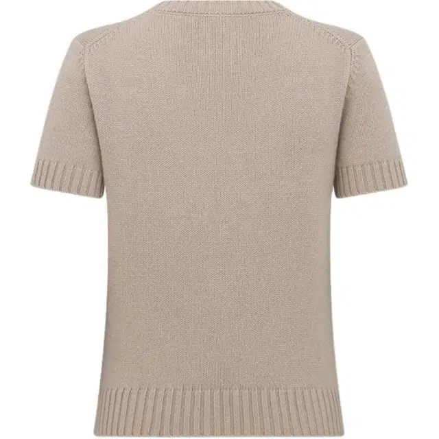 DIOR SS25 Embroidered Cashmere Sweater Khaki