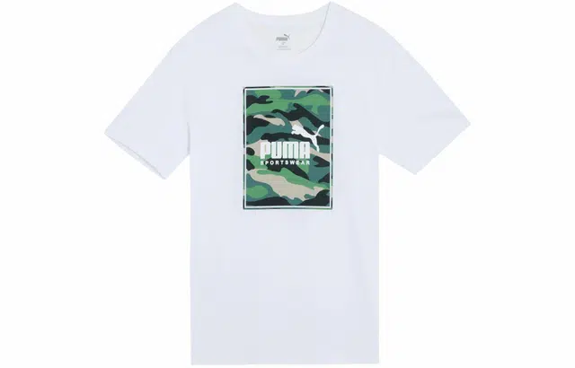 PUMA BOX LOGO CAMO T
