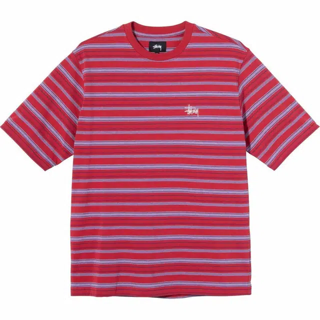 Stussy Retro Loose Stripe Crew Tee