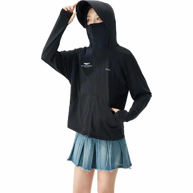 大白鲨 薄款防紫外线舒适百搭时尚潮流防晒服 男女同款