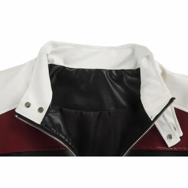 欧路得 美式复古痞帅立领宽松舒适百搭长袖夹克外套 男款 黑色