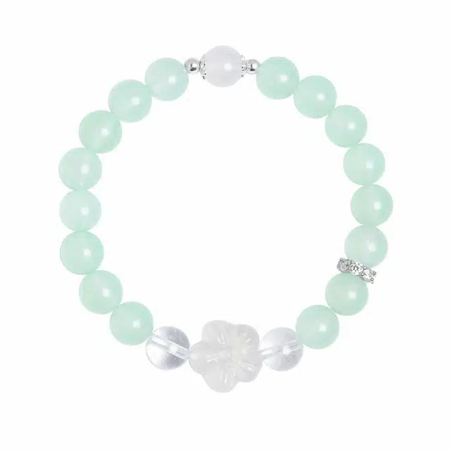 金碧鸢 <桃气满满> 典雅大气优雅精致新中式国风古典好运时尚百搭轻奢 高级感招财纳福手饰#好运 玉髓 手串 女款