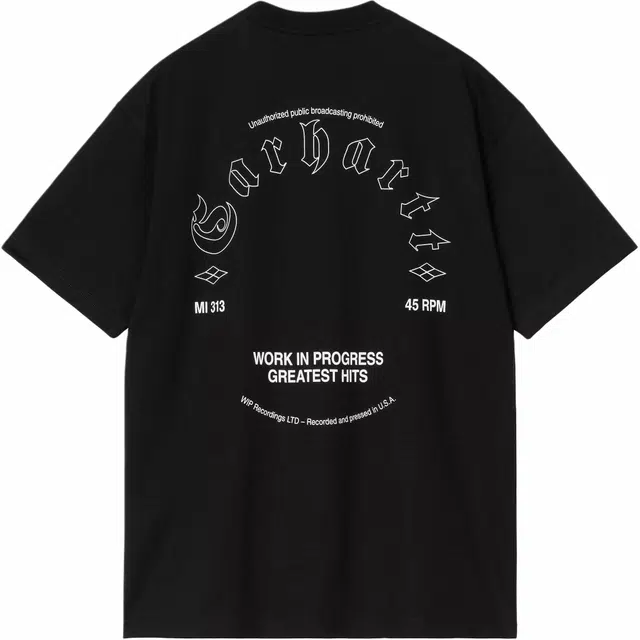 Carhartt WIP Greatest Hits T-Shirt Black