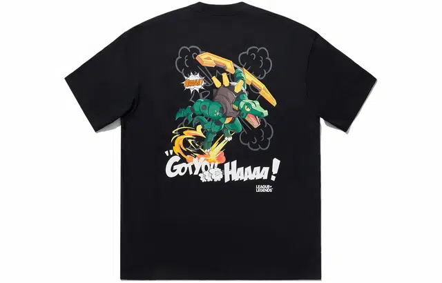Li-Ning x League of Legends April Fools' Cartoon Tee Black